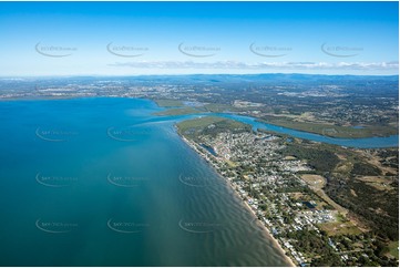 High Altitude Aerial Photo Beachmere QLD Aerial Photography