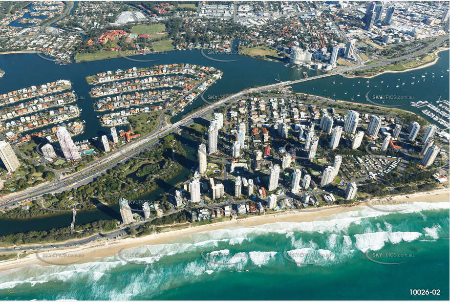 Aerial Photo Main Beach QLD Aerial Photography