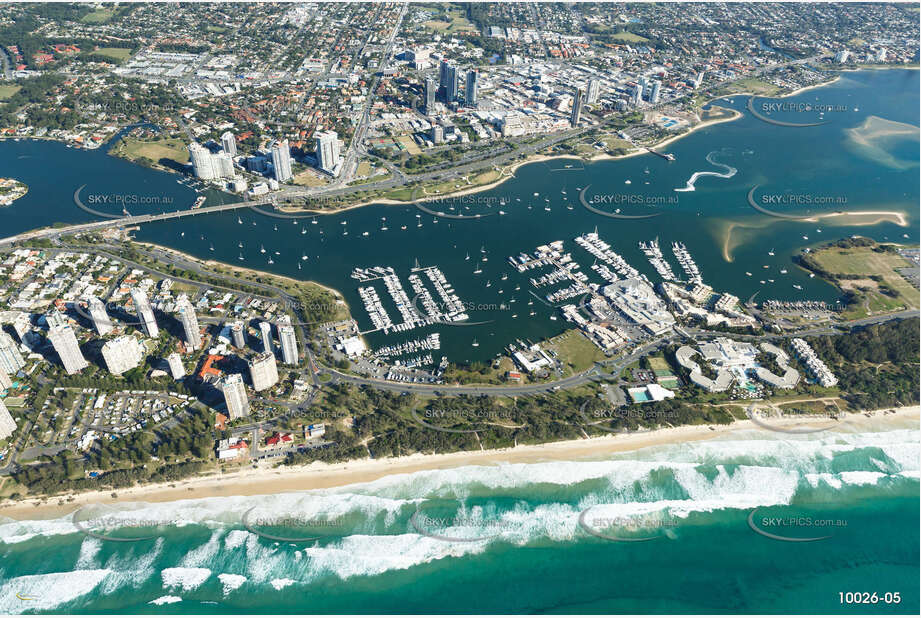 Aerial Photo Main Beach QLD Aerial Photography