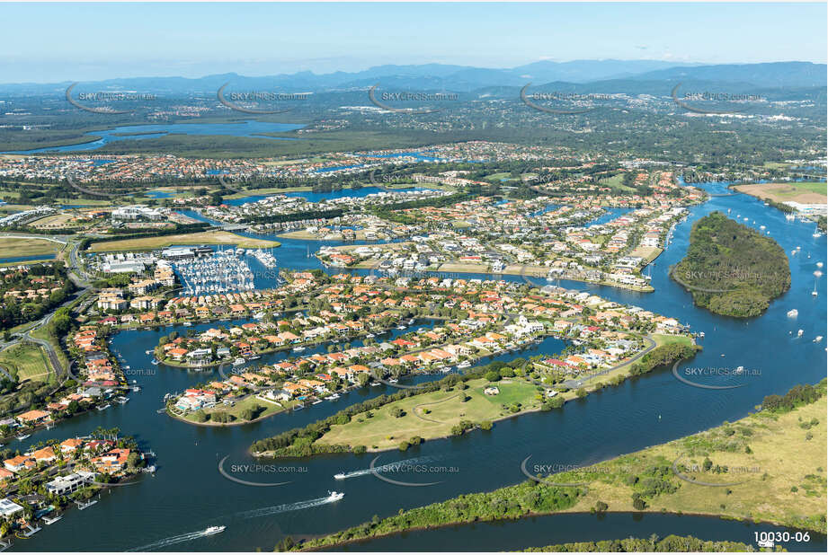 Aerial Photo Hope Island QLD Aerial Photography