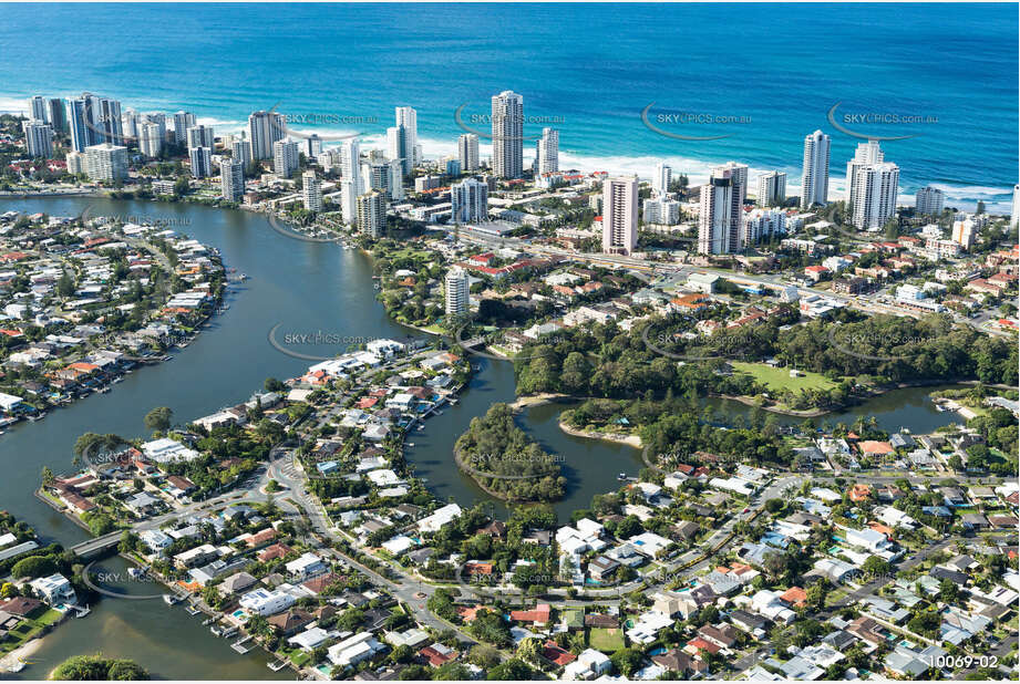 Aerial Photo Broadbeach Waters QLD Aerial Photography