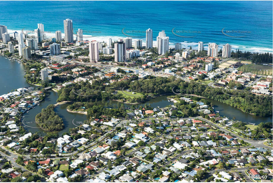 Aerial Photo Broadbeach Waters QLD Aerial Photography