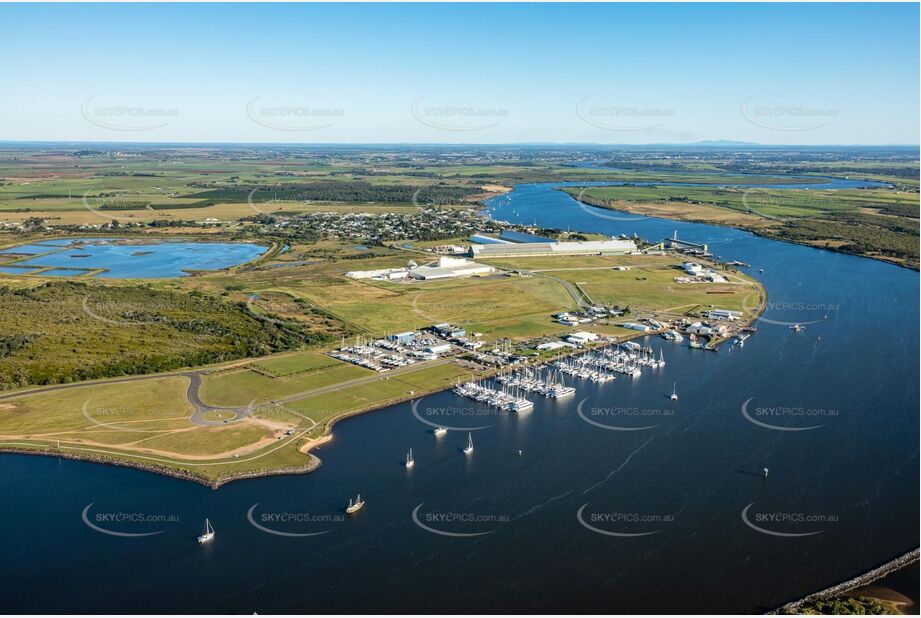 Bundaberg Port Marina Burnett Heads QLD Aerial Photography