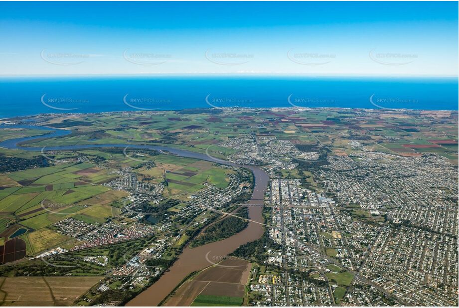 Aerial Photo Bundaberg West QLD Aerial Photography