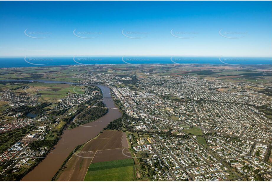 Aerial Photo Bundaberg West QLD Aerial Photography