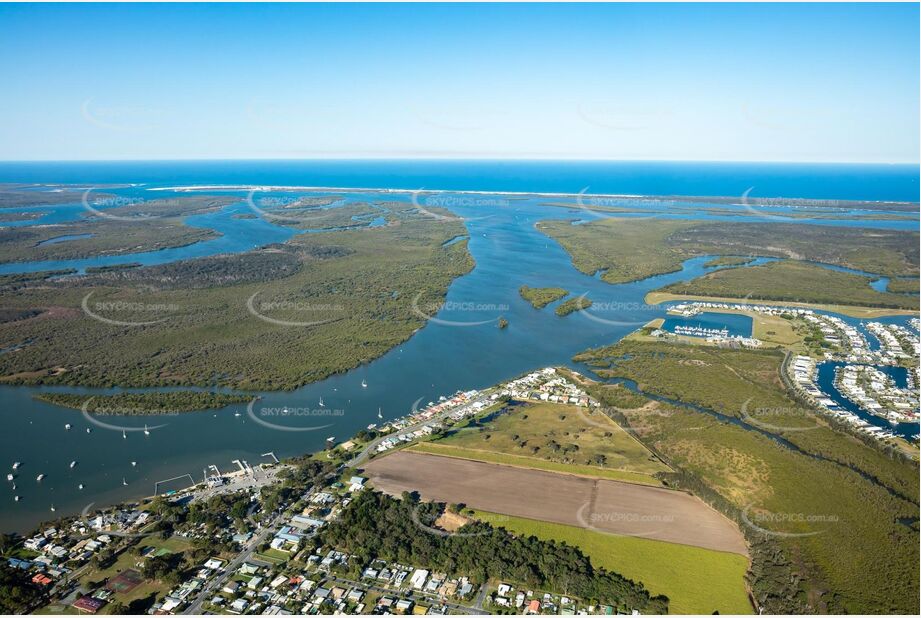 Aerial Photo Jacobs Well QLD Aerial Photography