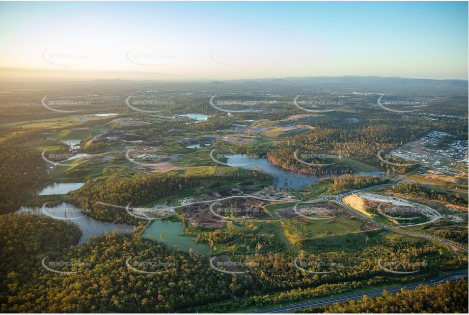 Sunset Aerial Photo Swanbank QLD Aerial Photography