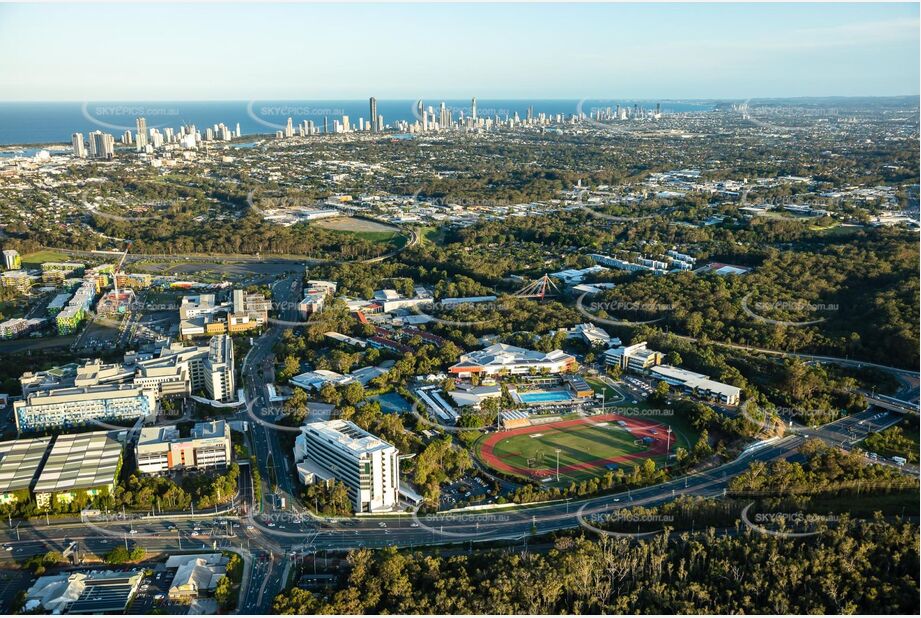 Aerial Photo Griffith University Southport QLD