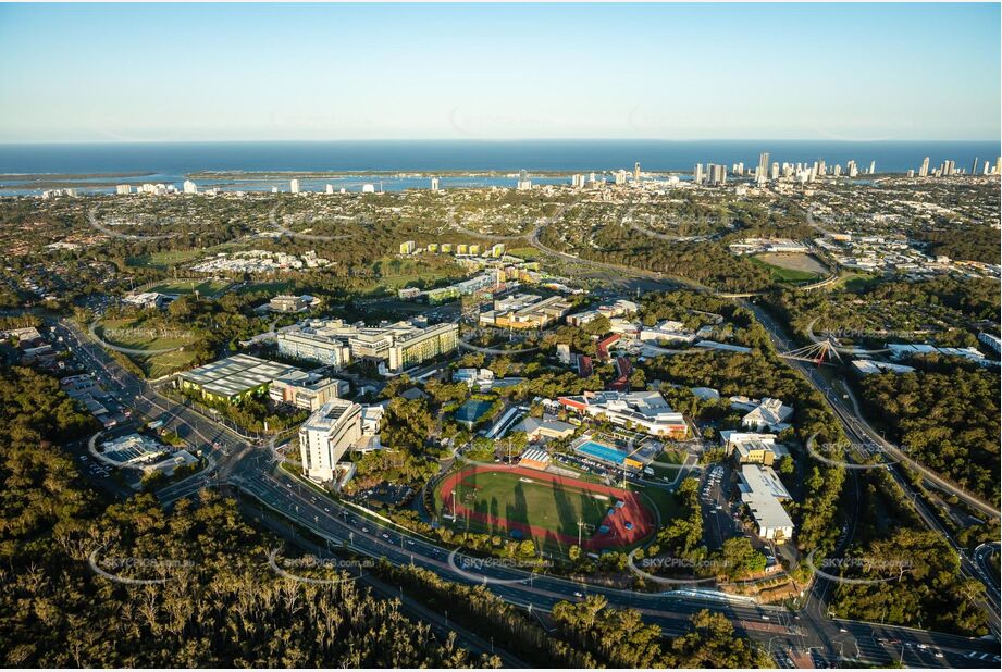 Aerial Photo Griffith University Southport QLD