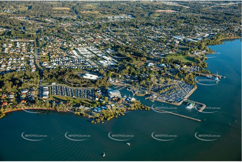 Early Morning Aerial Photo Redland Bay QLD