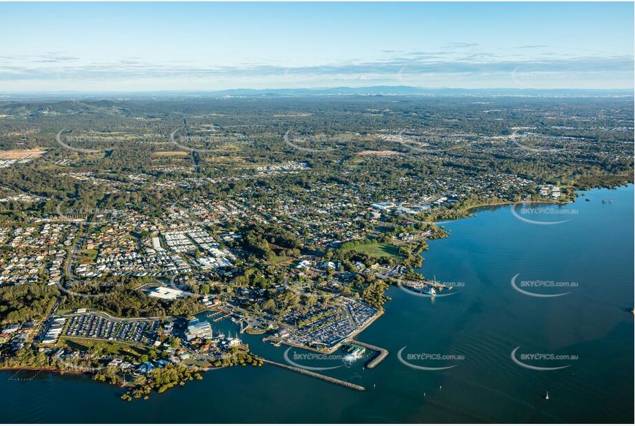 Early Morning Aerial Photo Redland Bay QLD