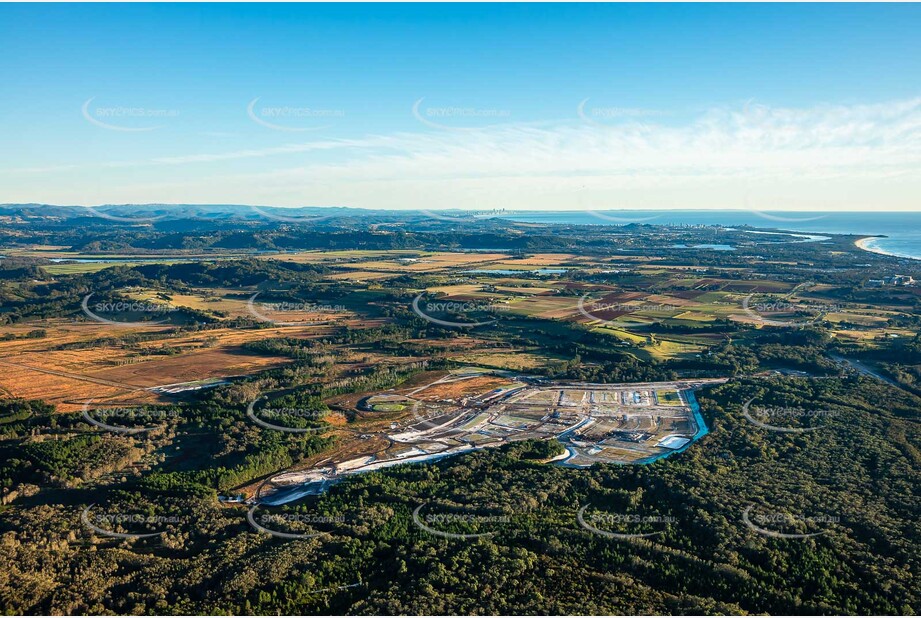 Sunrise Aerial Photo Kings Forest NSW