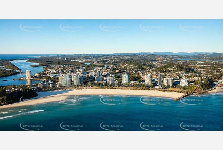 Sunrise Aerial Photo Coolangatta QLD