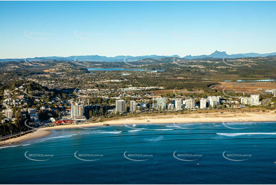 Sunrise Aerial Photo Coolangatta QLD