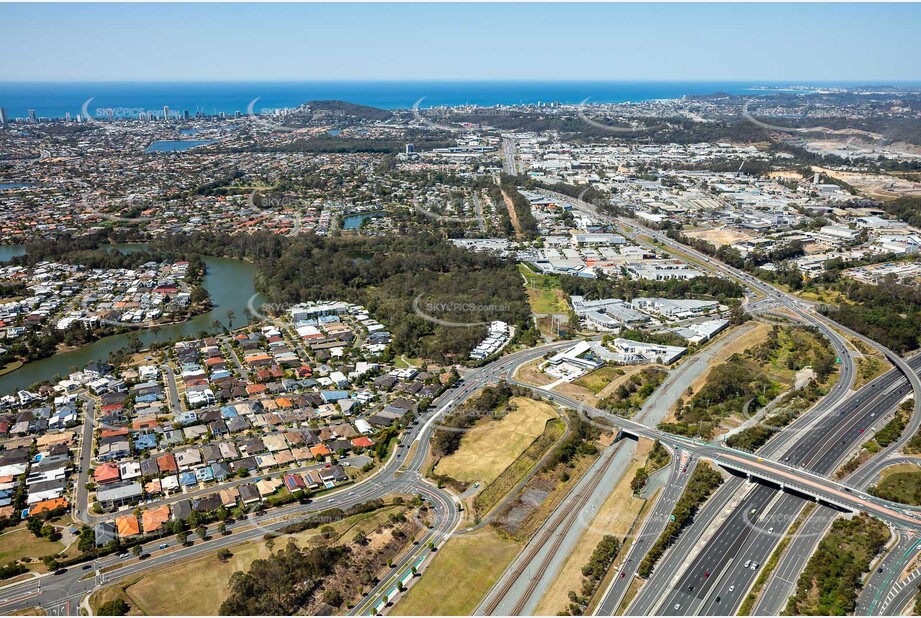 Aerial Photo Varsity Lakes QLD Aerial Photography