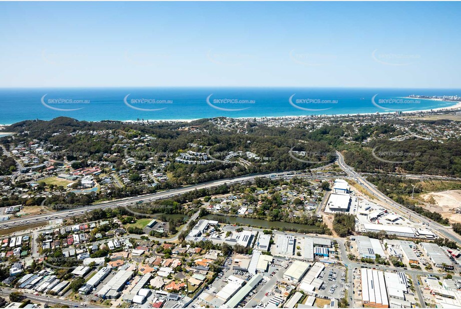 Aerial Photo Currumbin Waters QLD Aerial Photography