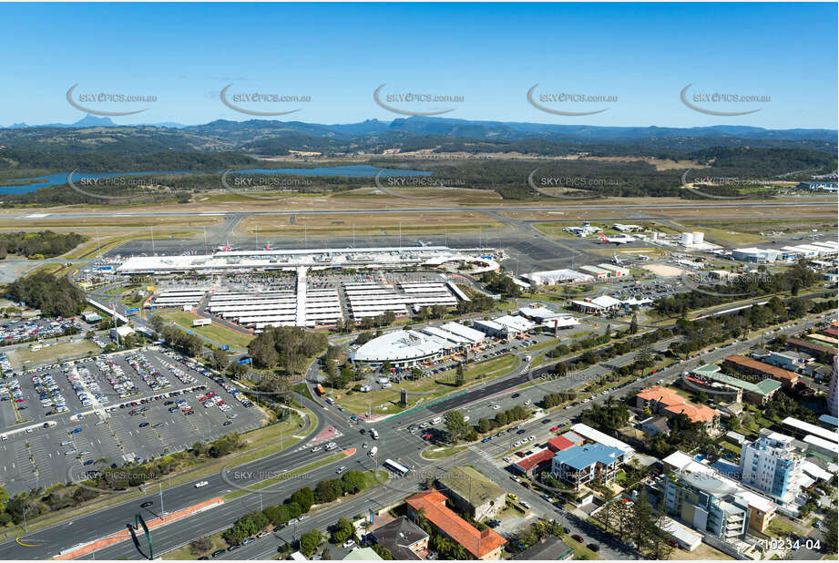 Gold Coast Airport Terminal Bilinga QLD Aerial Photography