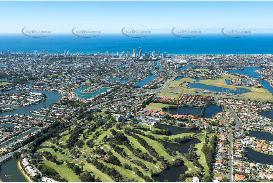 Aerial Photo Clear Island Waters QLD Aerial Photography