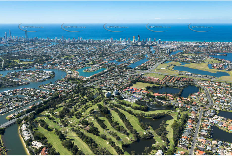 Aerial Photo Clear Island Waters QLD Aerial Photography