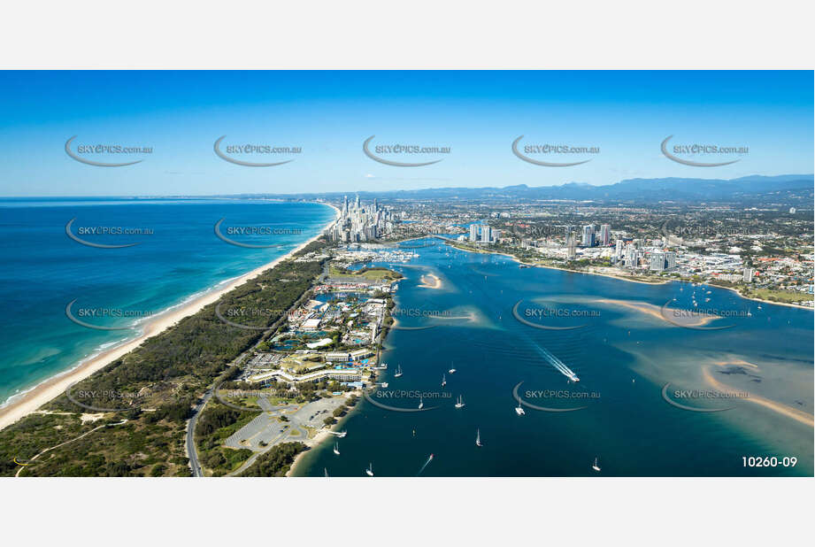 Aerial Photo Main Beach QLD Aerial Photography