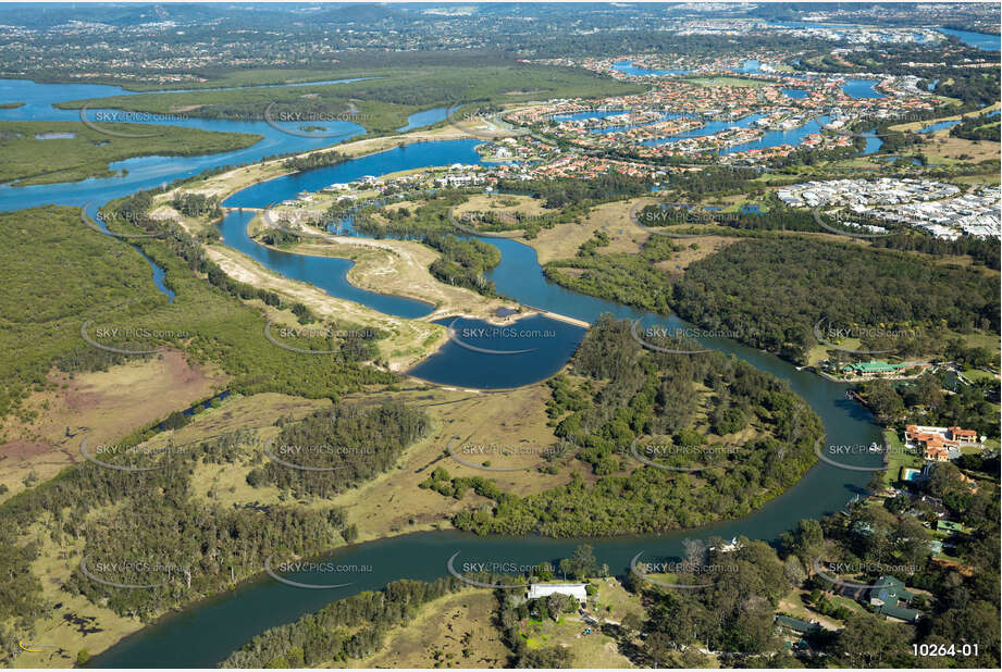 Aerial Photo Oyster Cove Helensvale QLD Aerial Photography