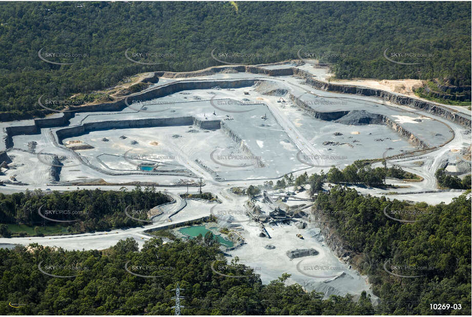 Hymix Quarry - Nerang Forest Reserve QLD Aerial Photography