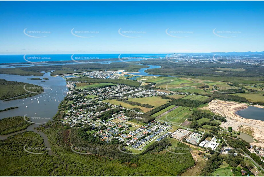 Aerial Photo Jacobs Well QLD Aerial Photography