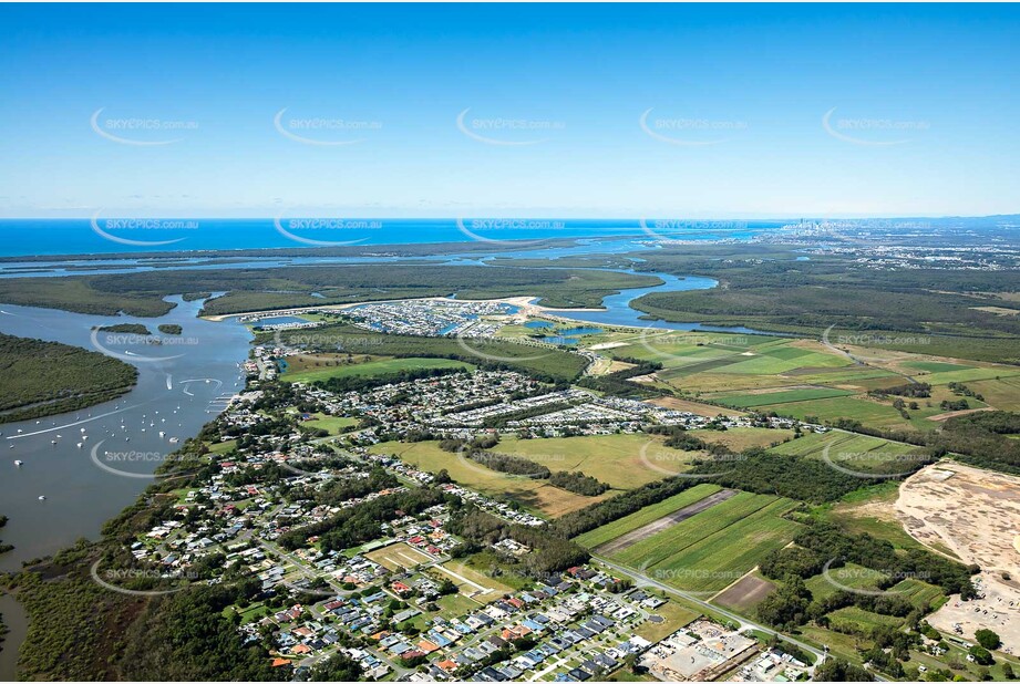 Aerial Photo Jacobs Well QLD Aerial Photography