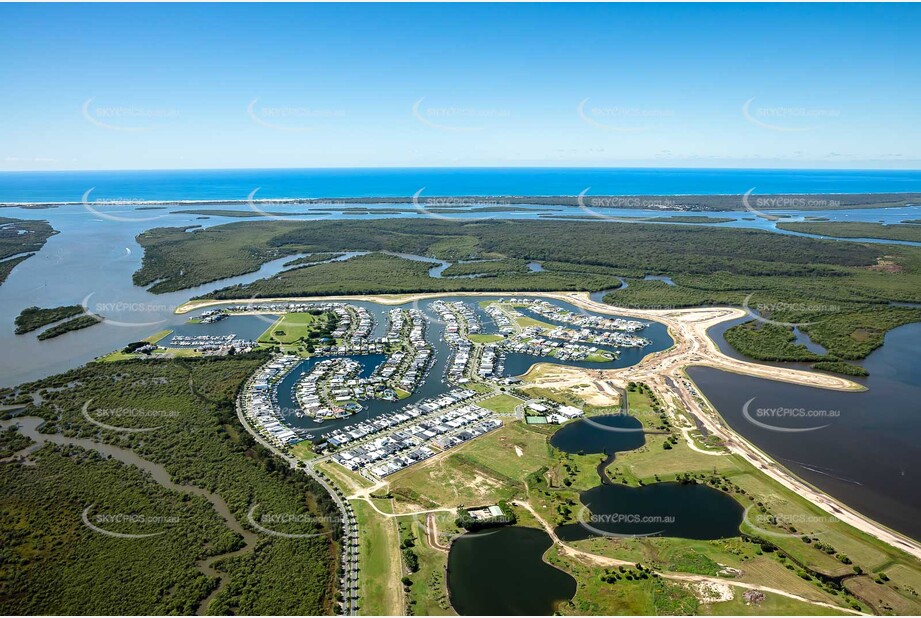 Aerial Photo Jacobs Well QLD Aerial Photography