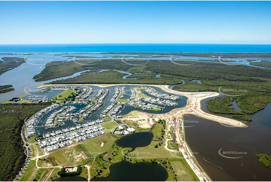 Aerial Photo Jacobs Well QLD Aerial Photography