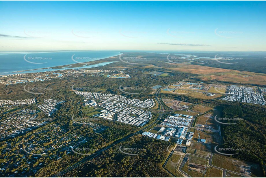 Sunset Aerial Photo Baringa QLD Aerial Photography