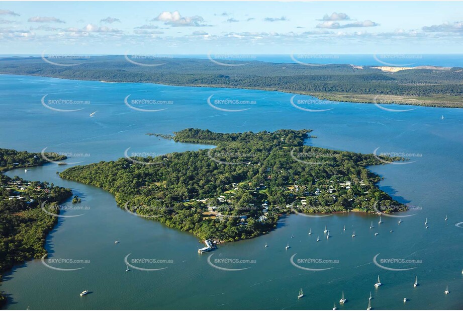 Aerial Photo Lamb Island QLD Aerial Photography