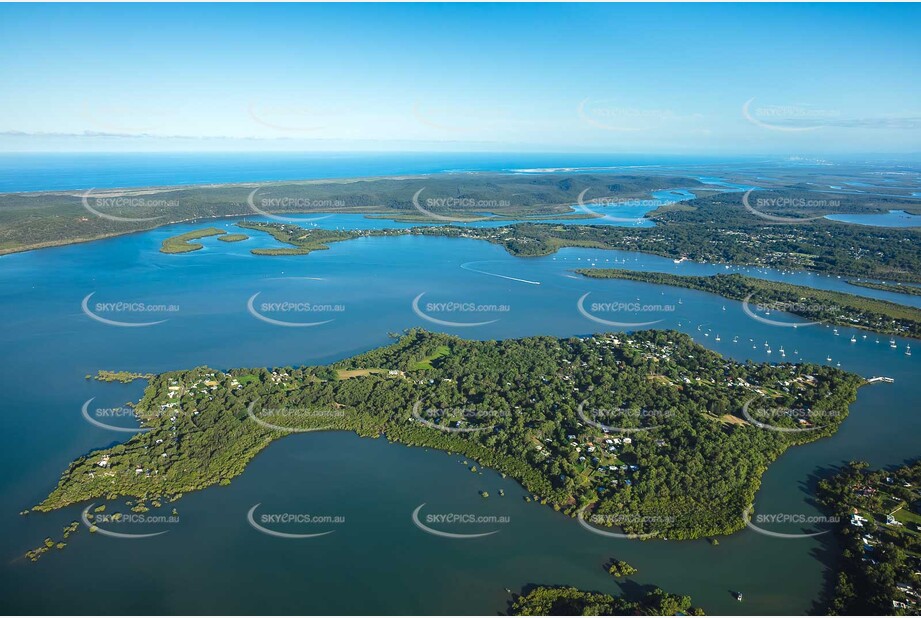 Aerial Photo Lamb Island QLD Aerial Photography