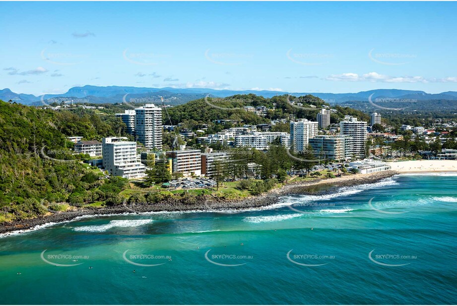 Aerial Photo Burleigh Heads QLD Aerial Photography