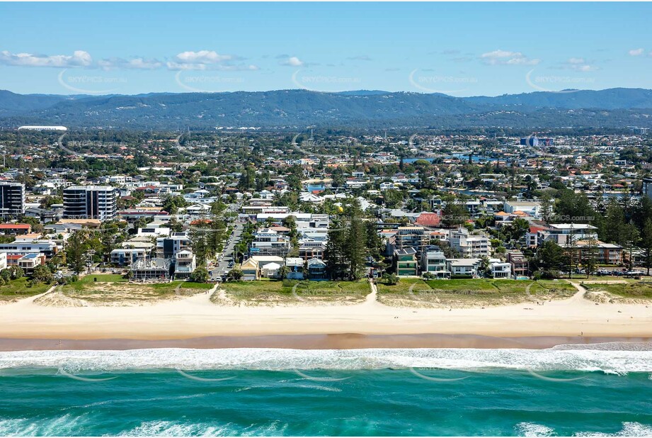 Aerial Photo Mermaid Beach QLD Aerial Photography