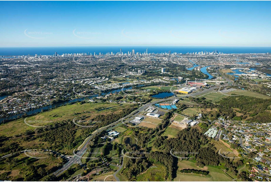 Aerial Photo Carrara QLD Aerial Photography