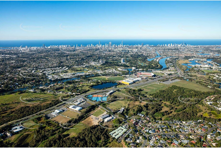 Aerial Photo Carrara QLD Aerial Photography