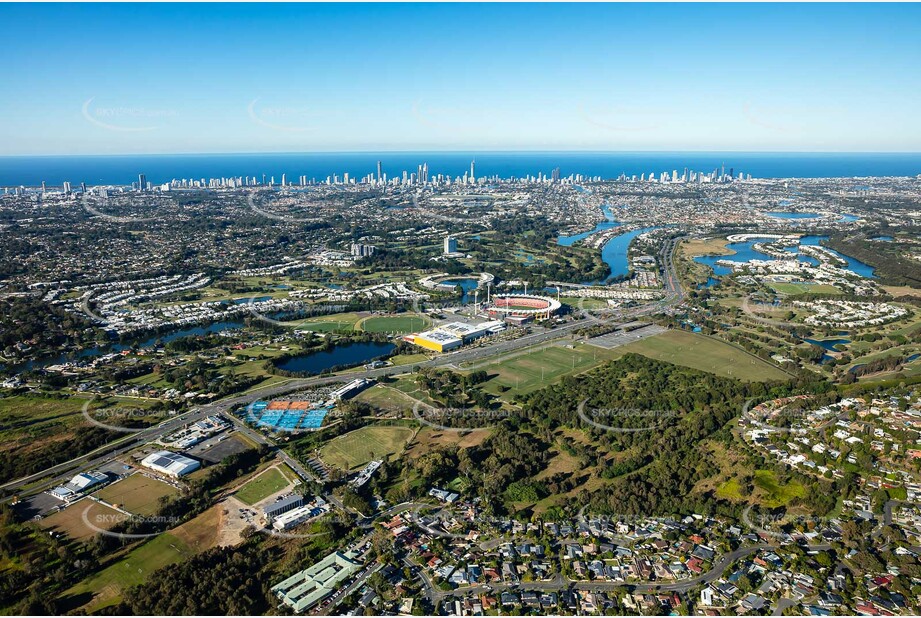 Aerial Photo Carrara QLD Aerial Photography