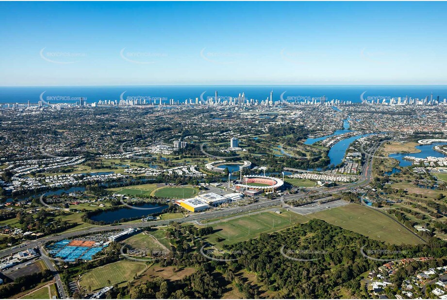 Aerial Photo Carrara QLD Aerial Photography