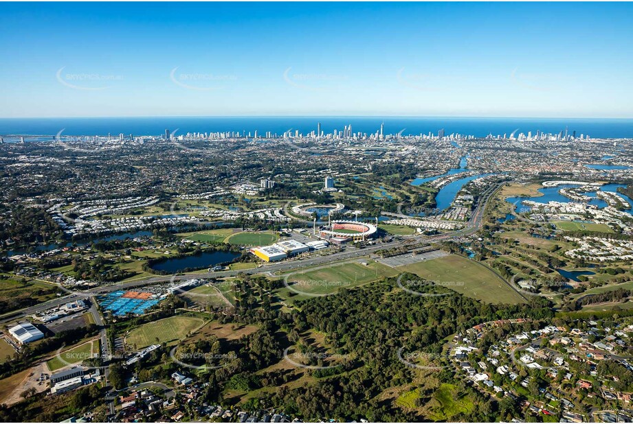 Aerial Photo Carrara QLD Aerial Photography