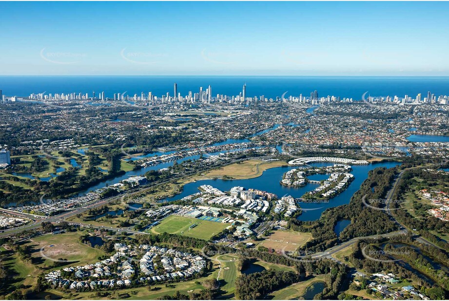 Aerial Photo Carrara QLD Aerial Photography