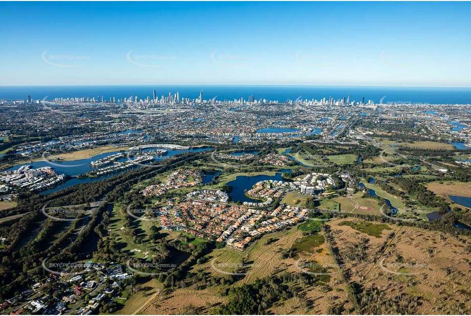 Aerial Photo Carrara QLD Aerial Photography