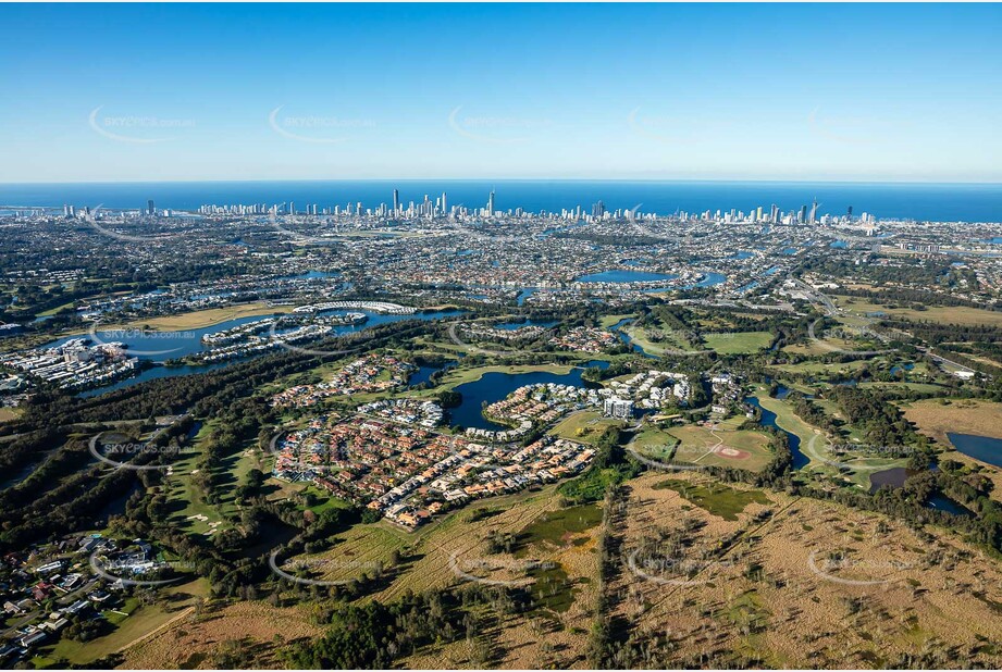 Aerial Photo Carrara QLD Aerial Photography