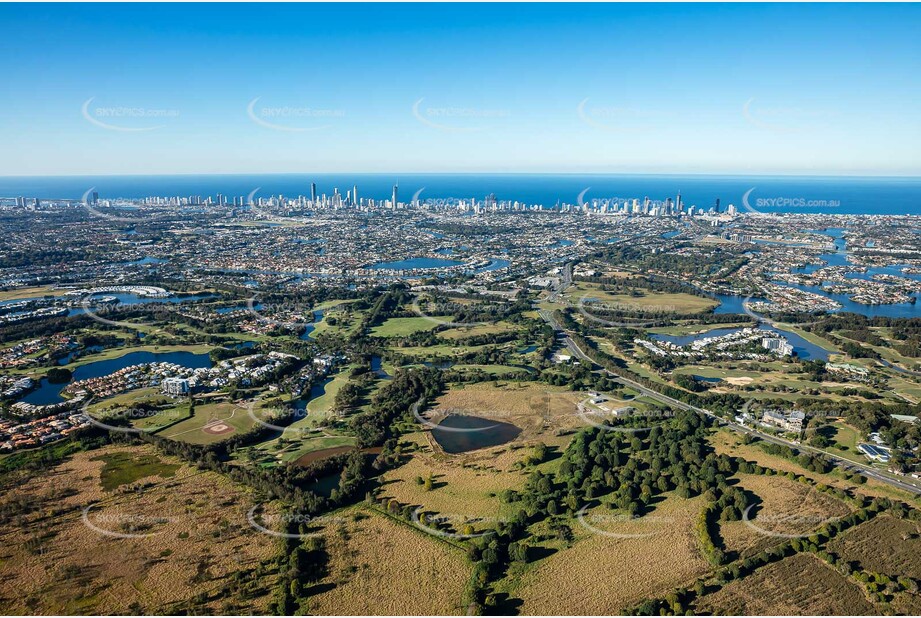 Aerial Photo Carrara QLD Aerial Photography