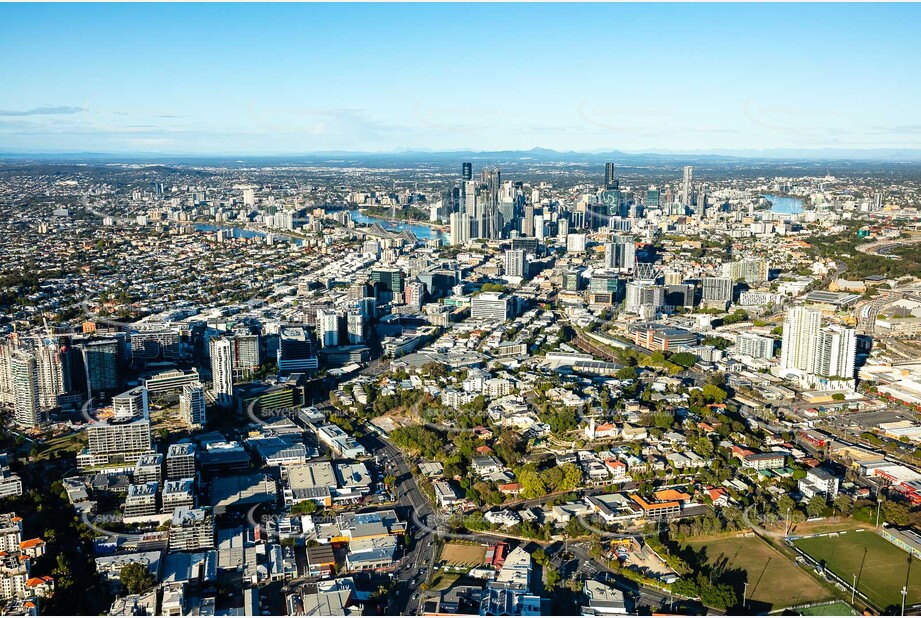 Aerial Photo Bowen Hills QLD Aerial Photography