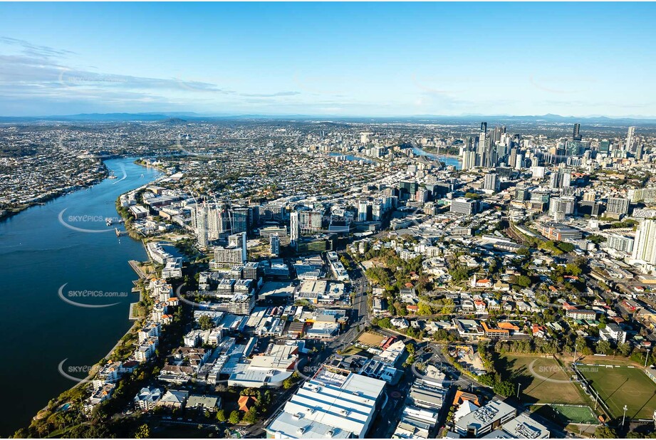 Aerial Photo Bowen Hills QLD Aerial Photography