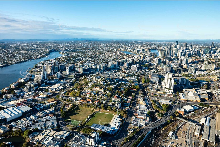 Aerial Photo Bowen Hills QLD Aerial Photography