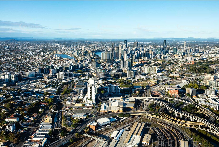 Aerial Photo Bowen Hills QLD Aerial Photography