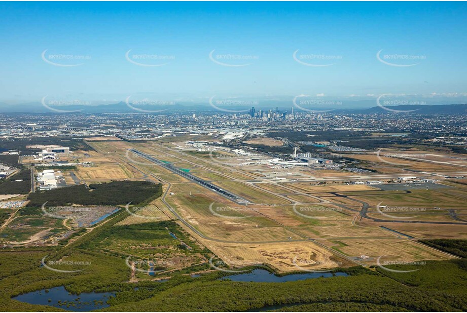 Aerial Photo Brisbane Airport QLD Aerial Photography