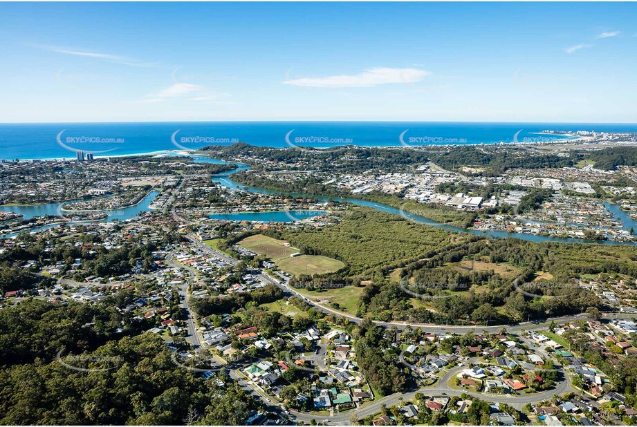 Aerial Photo Currumbin Waters QLD Aerial Photography